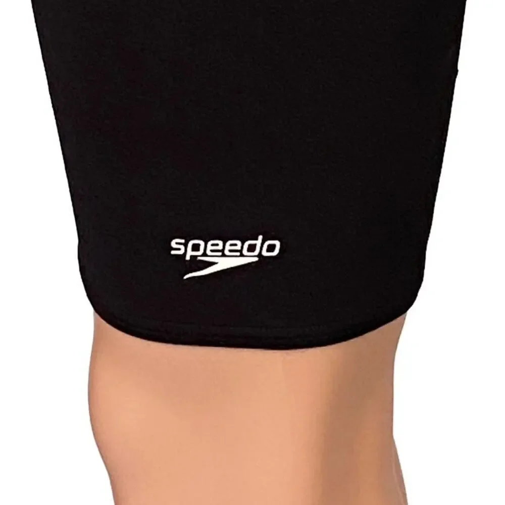 SPEEDO Red & Black Swim Trunks Drawstring Jammer Swimsuit ~ Men's Size 32